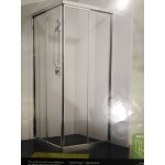 Australia Custom made Fully Framed Corner Sliding Shower Screen (900-1000) * (900-1000) * 1900